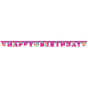 Γιρλάντα γράμματα Happy Birthday Barbie - Dreamtopia M9902529