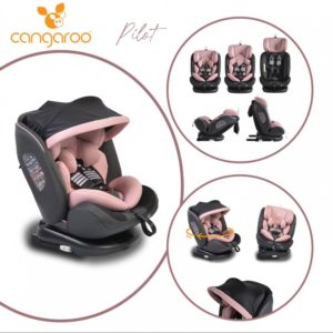 Παιδικό κάθισμα αυτοκινήτου Περιστρεφόμενο 0-36kg Isofix Pilot Pink Cangaroo 3801005150014