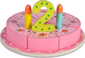 Ξύλινη Τούρτα Γενεθλίων Happy Birthday 4223N Moni Toys 3800146221058