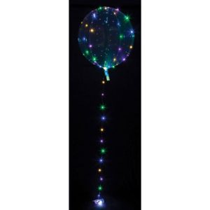 Μπαλόνι 18-22 Clearz Crystal Διάφανο με Πολύχρωμα Led 45-56εκ A8284311