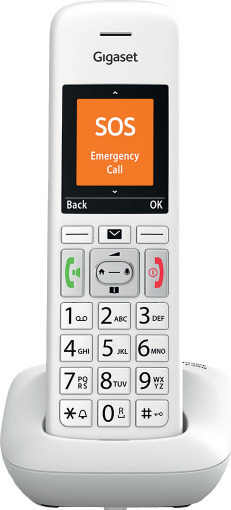 Gigaset E390 Λευκό Ασύρματο Τηλέφωνο