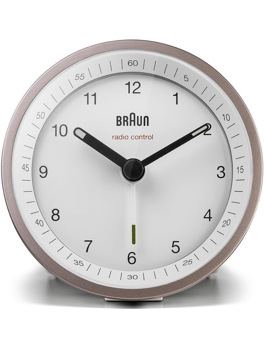 Braun BC07PW-DCF classic radio controlled alarm clock