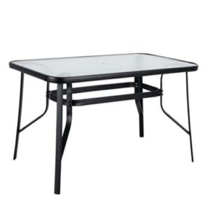 Τραπέζι Μεταλλικό ArteLibre SUN Μαύρο 150x90x70cm 1τεμ