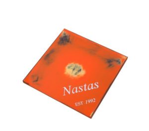 DESTINY Επιφάνεια Τραπεζιού Μέταλλο Βαφή Antique Orange Ε5155,90 Πορτοκαλί 60x60cm(Τελείωμα 1.2cm) 1τμχ