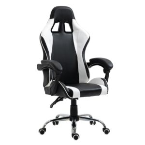 Καρέκλα Γραφείου ArteLibre Gaming BRAY Λευκό/Μαύρο PVC 67x50x120-127cm 1τεμ