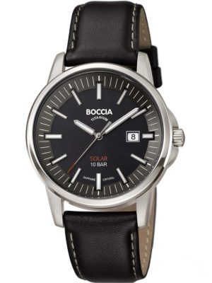 Boccia 3643-02 men`s watch solar titanium 39mm 10ATM