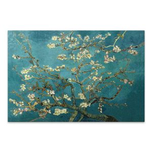 Πίνακας σε καμβά Blooming Flowers Megapap ψηφιακής εκτύπωσης 100x70x3εκ. 1τεμ