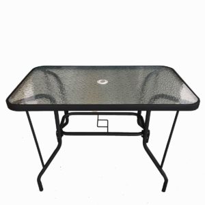 Τραπέζι Μεταλλικό ArteLibre Severin Μαύρο 110x60x70cm 1τεμ