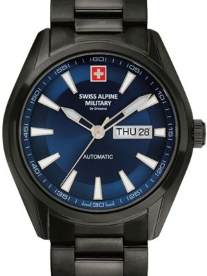 Swiss Alpine Military 7090.2175 automatic mens watch 43mm 10ATM
