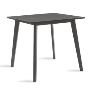 Τραπέζι Benson pakoworld MDF με καπλαμά χρώμα rustic grey 80x80x75εκ 1τεμ
