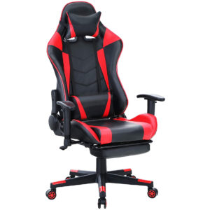 Καρέκλα Γραφείου ArteLibre Gaming SLIGO Κόκκινο/Μαύρο PVC 70x55x122-131cm 1τεμ