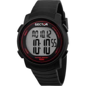 Sector R3251543001 EX-31 Digital Watch Mens Watch 44mm 10ATM