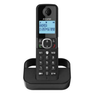 Alcatel F860 Μαύρο Ασύρματο Τηλέφωνο με Aνοιχτή Aκρόαση