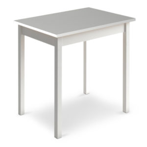 Τραπέζι Mini Megapap μεταλλικό - μελαμίνης χρώμα λευκό 78x59x75εκ. 1τεμ