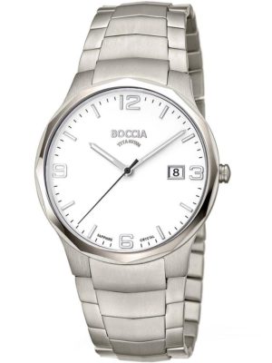 Boccia 3656-01 Men`s Watch Titanium 39mm 5ATM