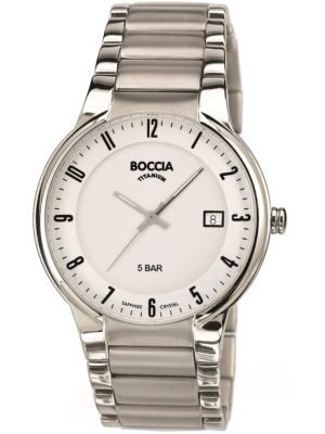 Boccia 3629-02 Men`s Watch Titanium 39mm 5ATM
