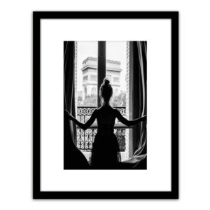 Πίνακας Σε Κορνίζα ArteLibre Πλαστικό Γυναίκα Σε Παράθυρο 35x45x1.8cm 1τεμ