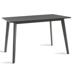 Τραπέζι Benson pakoworld MDF με καπλαμά χρώμα rustic grey 120x75x75εκ 1τεμ