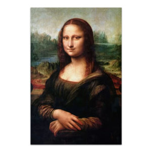 Πίνακας σε καμβά Mona Lisa Megapap ψηφιακής εκτύπωσης 70x100x3εκ. 1τεμ