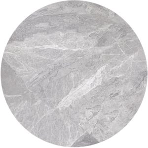 Sintered Stone Επιφάνεια Τραπεζιού, Απόχρωση Grey Marble (MDF για στήριξη βάσης) Ε101,2S Γκρι από Τεχνόπετρα Φ70cm/11mm 1τμχ