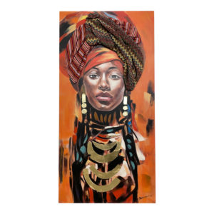 Πίνακας σε καμβά Afro Inart 70x3x140εκ 1τεμ