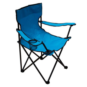 Καρέκλα Παραλίας ArteLibre Μπλε Μέταλλο/Ύφασμα 50x50x80cm 1τεμ