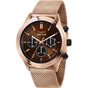 Sector R3253540009 Mens Watch Dual-Time 45mm 5ATM