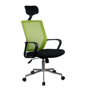 Καρέκλα Γραφείου ArteLibre ΦΟΙΒΗ Πράσινο/Μαύρο Mesh 58x59x116-124.5cm 1τεμ