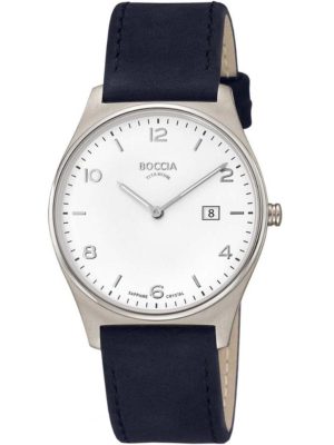 Boccia 3655-01 Men`s Watch Titanium 38mm 5ATM