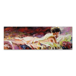 Πίνακας σε καμβά Naked Girl Megapap ψηφιακής εκτύπωσης 120x40x3εκ. 1τεμ