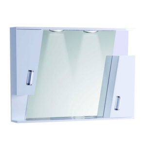 Gloria Fino Creso White 15-7001 - Καθρέπτης PVC Με Ντουλάπι (100x13x70)