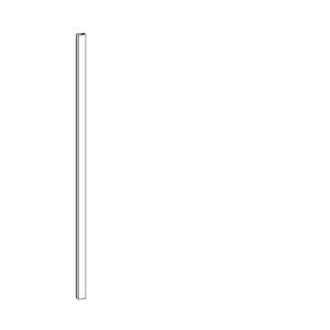 PF Bianco - Προφίλ Προέκτασης Καμπίνας 1,5 cm