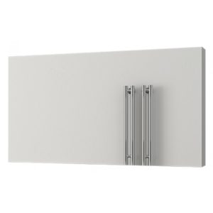 Torino White Gloss 90 - Καθρέπτης Με Ντουλάπι Ανακλινόμενος (88x12x50)