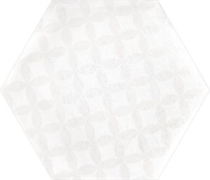Keros Boreal Hexa Hidra Blanco 23x27 - Εξάγωνο πλακάκι μπάνιου & δαπέδου