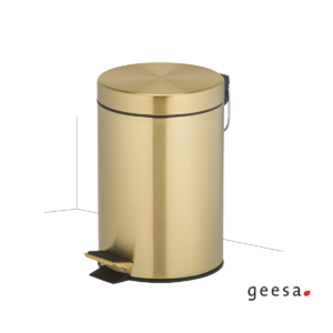 Geesa 634 Gold Brushed PVD - Χαρτοδοχείο 3L