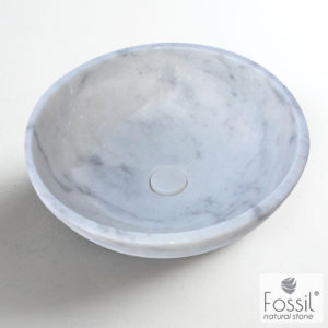 Fossil Molo Marble DR45 Carrara Nuovo 45x45 - Επιτραπεζιος Μαρμαρινος Νιπτηρας
