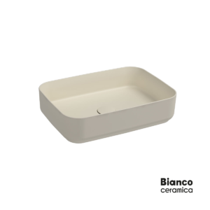 Bianco Ceramica Punto 34050 Ivory Matt 50x36 - Επιτραπέζιος νιπτήρας