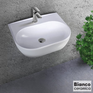 Bianco Ceramica Studio 39050 50x42 - Κρεμαστος Νιπτηρας Μπανιου