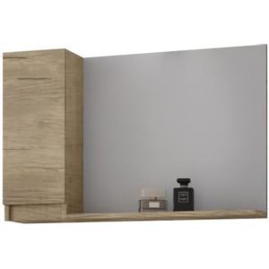 Senso 85 PL Wood - Καθρέπτης Με Ντουλάπι (80x15x65)
