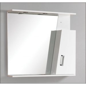 Gloria Fino Creso White 15-7002 - Καθρέπτης PVC Με Ντουλάπι (78x13x67)