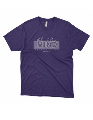 JHK μωβ αντρικό κοντομάνικο T-shirt Mind D027