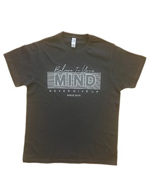 JHK καφέ αντρικό κοντομάνικο T-shirt Mind D027