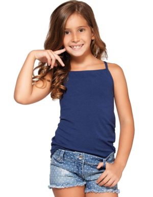 Jadea Girl μπλούζα με τιραντάκι modal-βαμβακερό ύφασμα 282 Navy