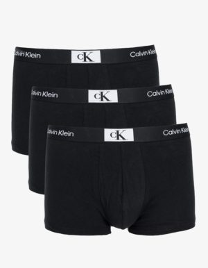 Calvin Klein 3 τμχ μαύρα βαμβακερά αντρικά boxer 000NB3528A.UB1