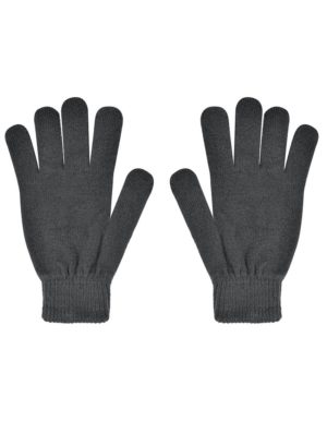 Stamion γκρι-ανθρακί πλεκτά αντρικά γάντια 111829