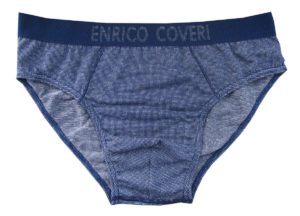 Μπλε κοβάλτιο jacquard slip Enrico Coveri ES1610