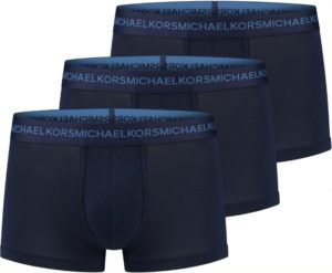 Michael Kors 3 τμχ navy (σκούρο μπλε) βαμβακερά & modal αντρικά boxer πολυτελείας 6BR1T10773.410
