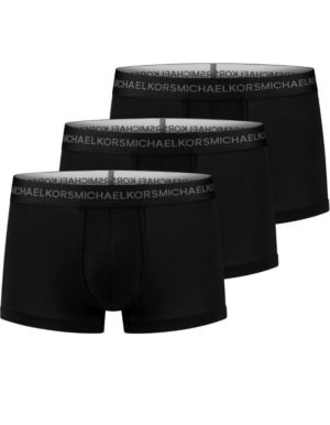 Michael Kors 3 τμχ μαύρα βαμβακερά & modal αντρικά boxer πολυτελείας 6BR1T10773.001