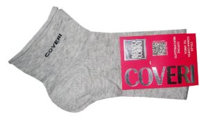 Enrico Coveri γυναικείες κοντές καλοκαιρινές κάλτσες MANGO2P Γκρι Μελανζέ