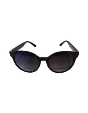 Μαύρα γυναικεία γυαλιά ηλίου με κόκκινη ρίγα στο βραχίονα DZ6403